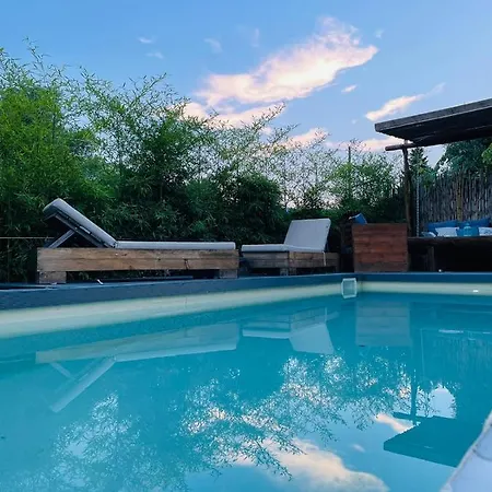 Unique Wooden With Pool * Olympiada