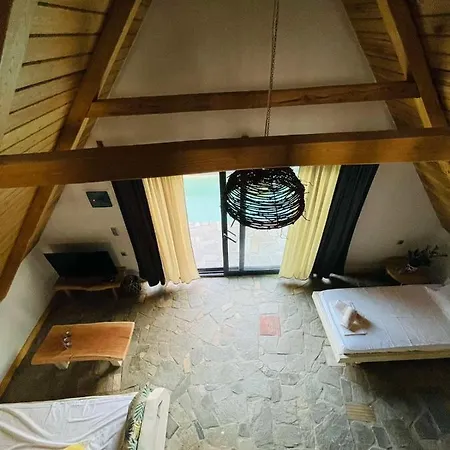 Unique Wooden With Pool Holiday home Olympiada