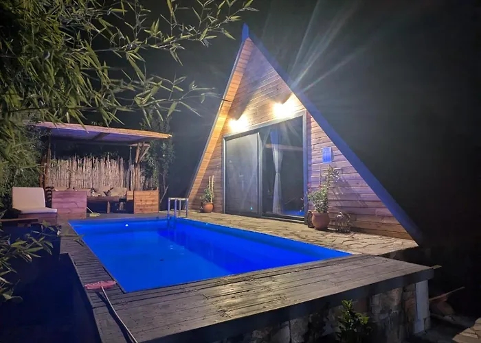 Unique Wooden With Pool