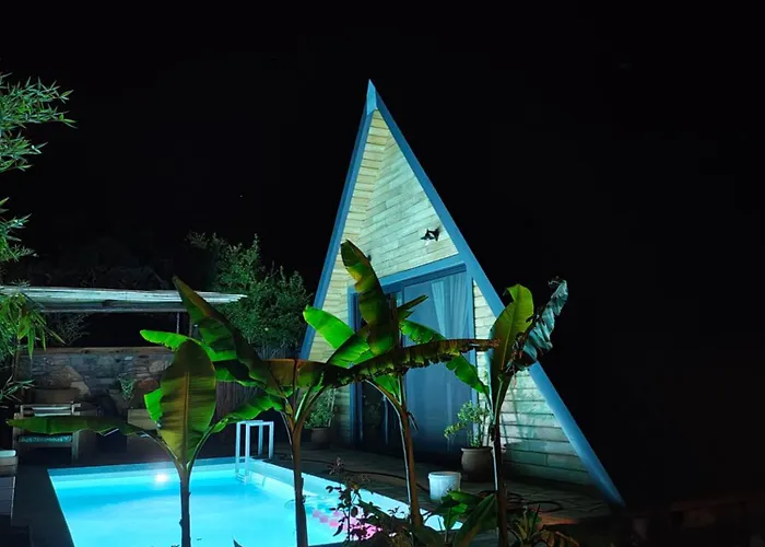 Unique Wooden With Pool *