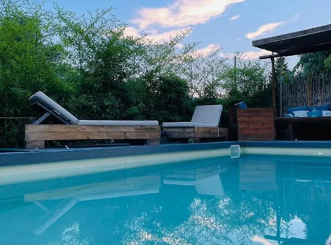 Unique Wooden With Pool * אולימפיאדה